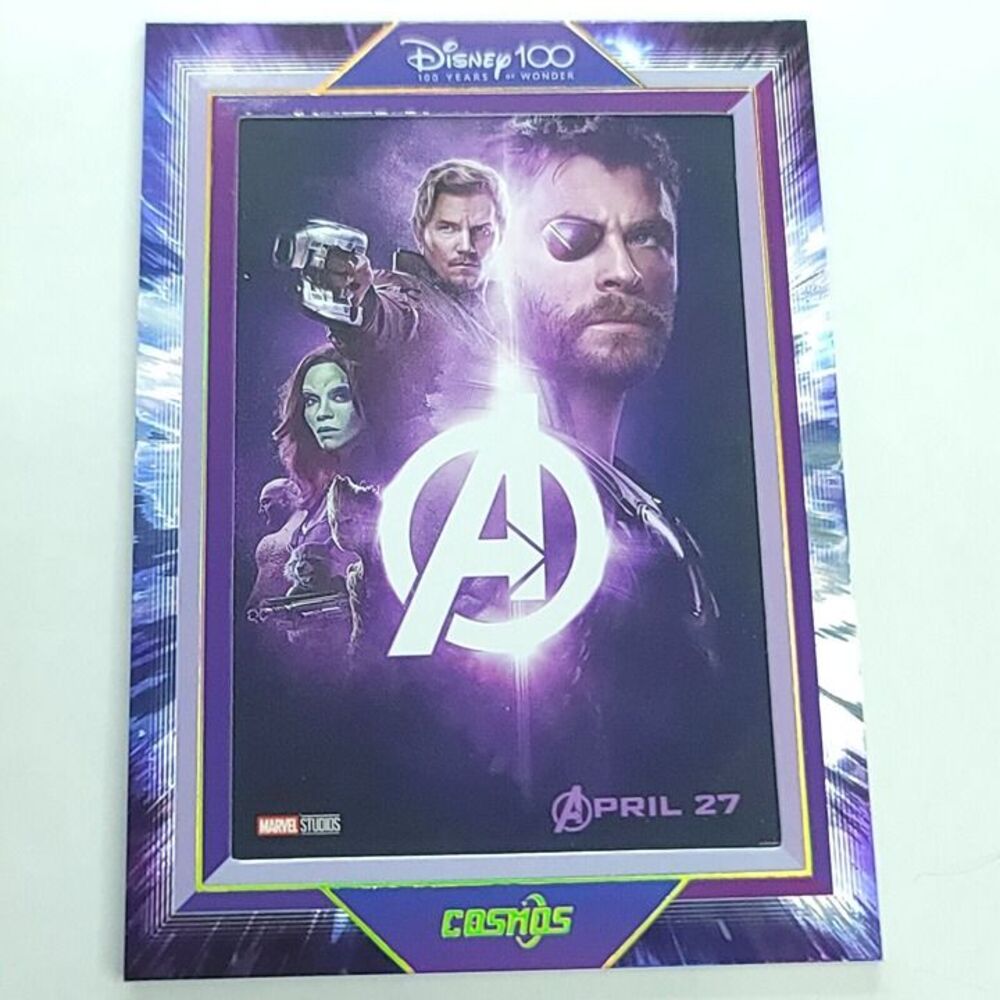 Avengers Infinity War Purple Cosmos Disney 100 All Star Movie Poster 274/288